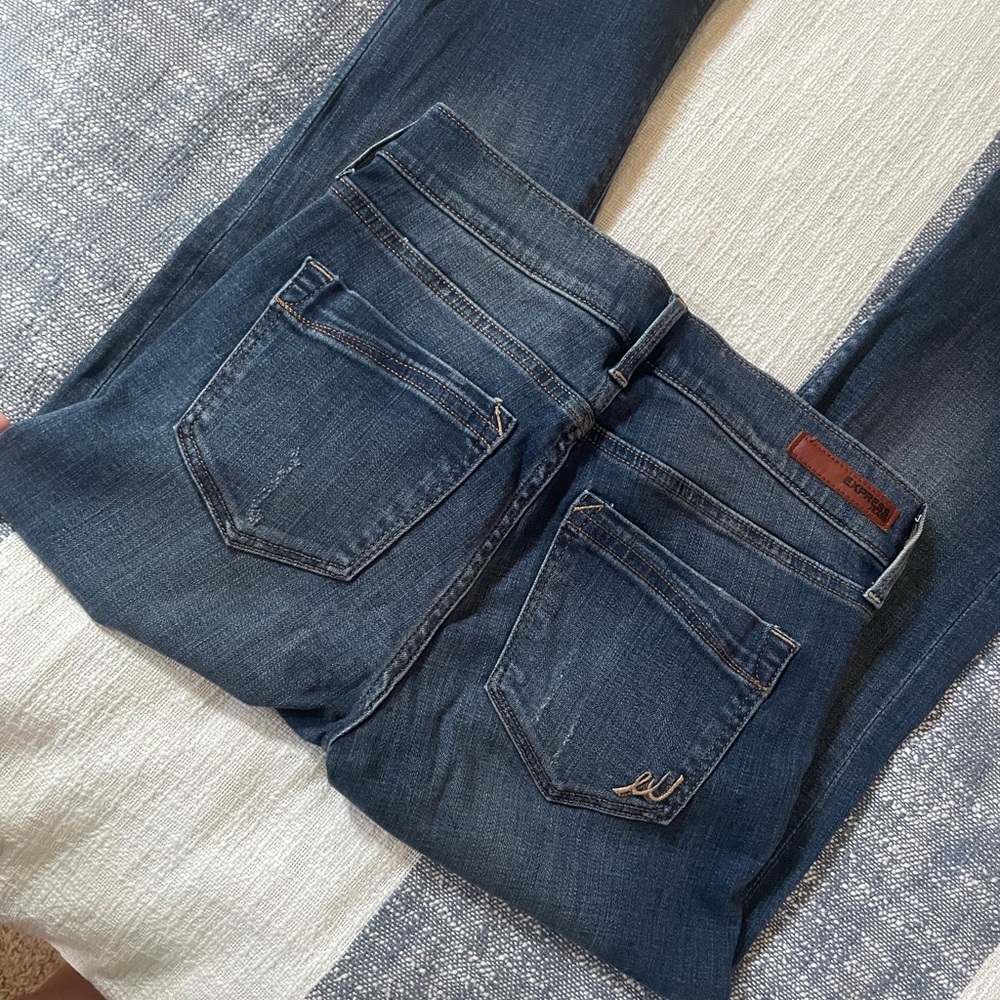 Express Skinny Mid Rise Denim - Picture 2 of 3